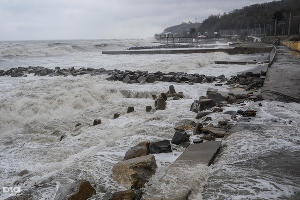 Шторм в Сочи &copy;&nbsp;Нина Зотина, ЮГА.ру