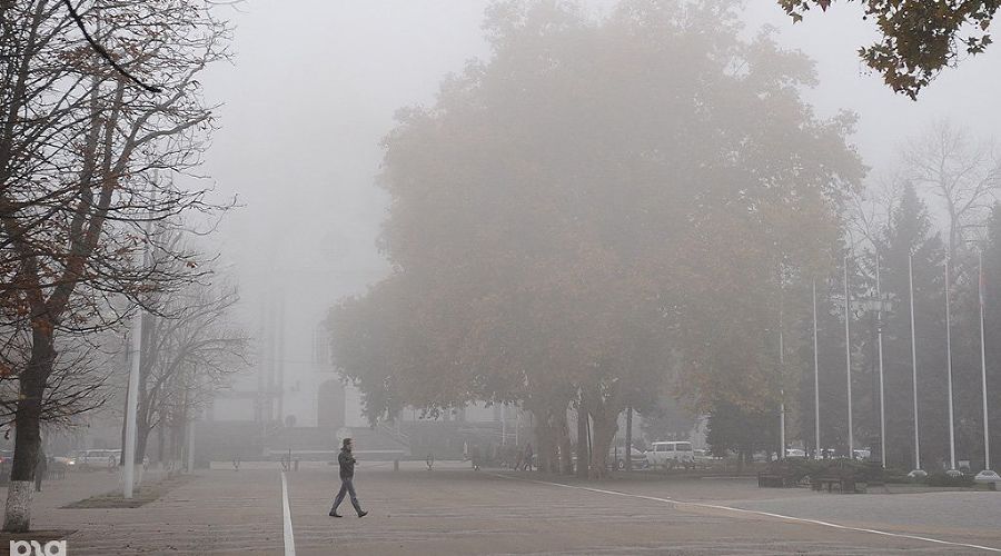 Туман в Краснодаре &copy;&nbsp;Алёна Живцова, ЮГА.ру