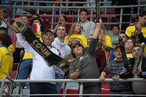 ХК "Сочи" проиграл московскому ЦСКА со счетом 2:6 &copy;&nbsp;Нина Зотина, ЮГА.ру