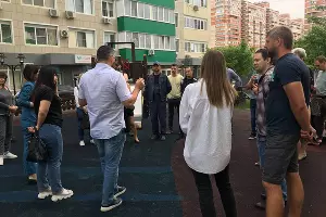 Общедомовое собрание жильцов ЖК &laquo;Грин Парк&raquo; &copy;&nbsp;Фото Влады Мандрыка