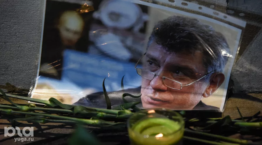 Акция памяти Бориса Немцова в Краснодаре &copy;&nbsp;Елена Синеок, ЮГА.ру