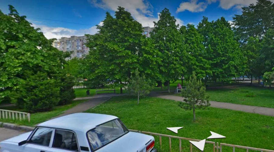 Сквер имени Чепеги, ЮМР &copy;&nbsp;Скриншот страницы сервиса &laquo;Яндекс Карты&raquo;, 2021 год