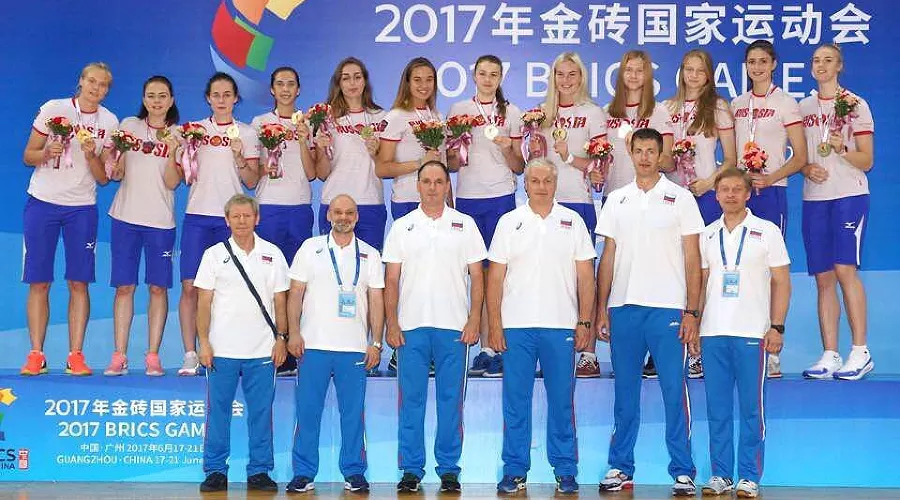 Молодежная сборная России по волейболу &copy;&nbsp;Фото пресс-службы Всероссийской федерации волейбола