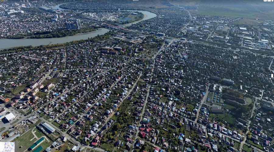 Поселок Яблоновский  &copy;&nbsp;Скриншот yandex.ru/maps, панорама 2022 года