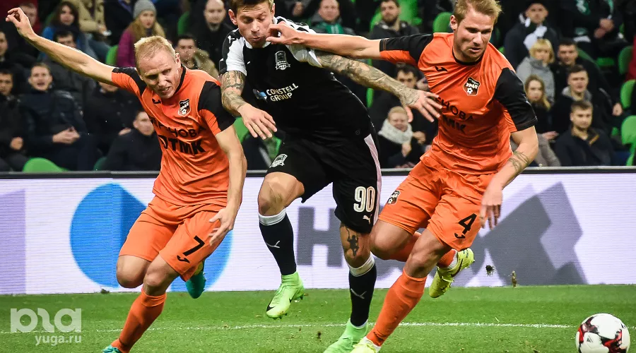 ФК «Краснодар» проиграл «Уралу» в четвертьфинале Кубка России &copy;&nbsp;Фото Елены Синеок, Юга.ру