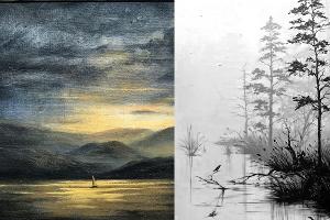  © Коллаж из фотографий работ Анастасии Цветковой