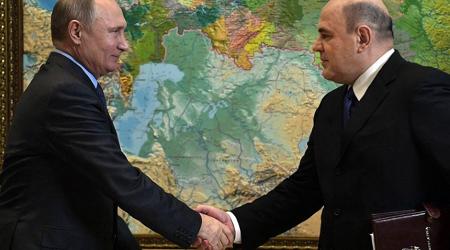 Владимир Путин и Михаил Мишустин © Фото пресс-службы Кремля