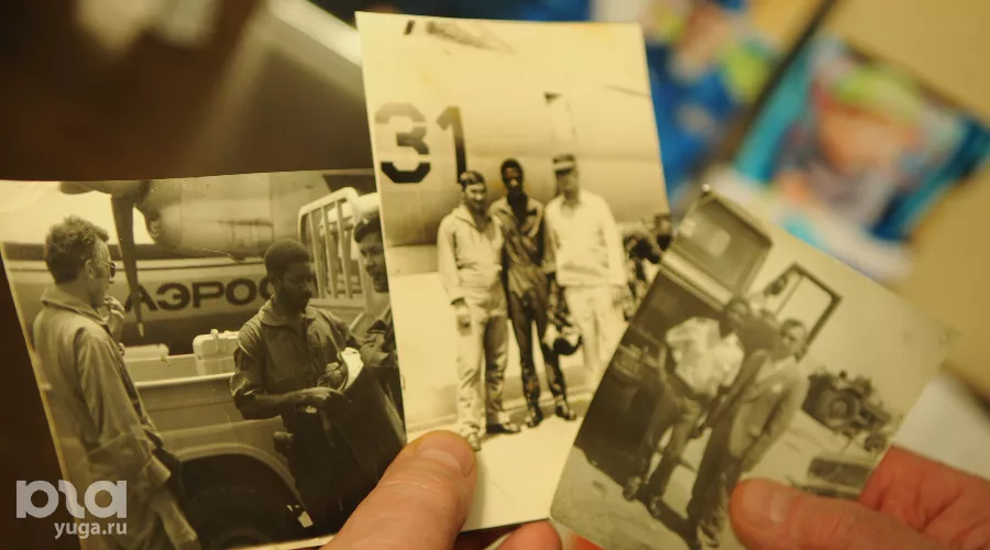 Николай Адонин на службе в Анголе &copy;&nbsp;Фото Юга.ру