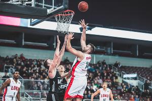 Матч Единой лиги ВТБ ВЭФ — «Локомотив-Кубань». Ян Вуюкас © Фото пресс-службы ПБК «Локомотив-Кубань», lokobasket.com