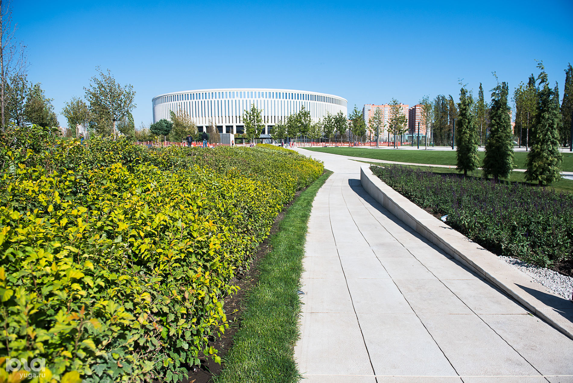 Открытие парка у стадиона ФК «Краснодар» © Фото Елены Синеок, Юга.ру