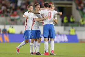 Сборная России разгромила Венгрию в товарищеском матче &copy;&nbsp;Фото из аккаунта сборной России по футболу в твиттере, twitter.com/TeamRussia