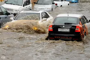 Ливень в Краснодаре &copy;&nbsp;Михаил Ступин, ЮГА.ру