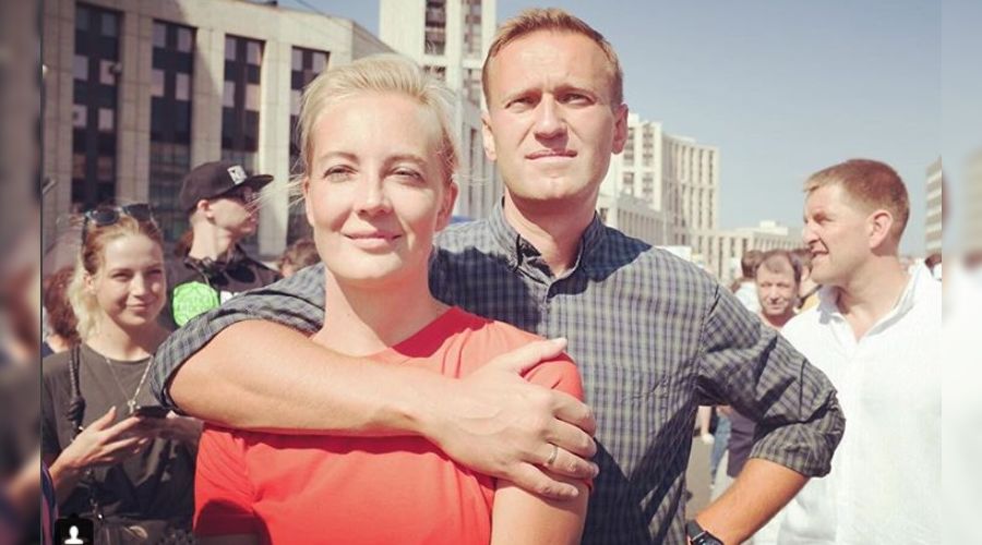 Юлия и Алексей Навальные © Фото со страницы instagram.com/yulia_navalnaya