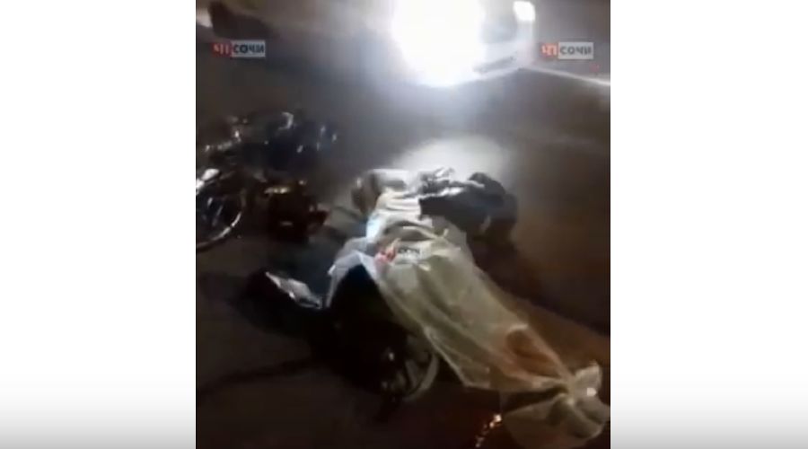  © Скриншот видео из группы «ЧП Сочи», vk.com/chpsochi