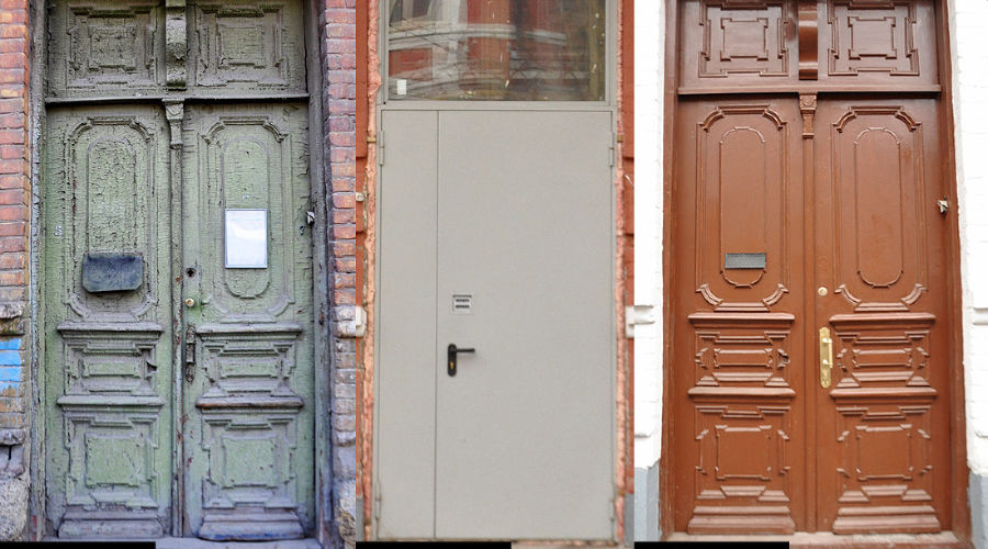 Подъезд дома М.И. Мешковой на улице Московской в Ростове © Фото с сайта moifasad.blogspot.com