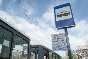 В Краснодаре начали строить трамвайную линию на улице Московской &copy;&nbsp;Фото Дмитрия Пославского, Юга.ру