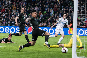 Матч «Краснодар» — «Зенит», Краснодар, 20 апреля 2019 года &copy;&nbsp;Фото Елены Синеок, Юга.ру