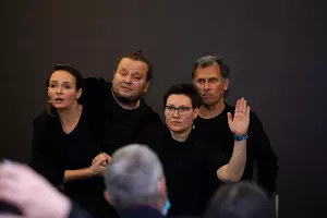 Playback-театр &laquo;Мельница&raquo; &copy;&nbsp;Фото пресс-службы Фонда развития бизнеса Краснодарского края