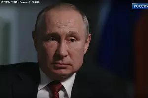  &copy;&nbsp;Скриншот интервью Владимира Путина из фильма &laquo;Россия. Кремль. Путин&raquo; с сайта russia.tv