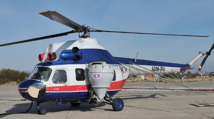 Вертолет МИ-2 &copy;&nbsp;Фото с сайта wikimedia.org