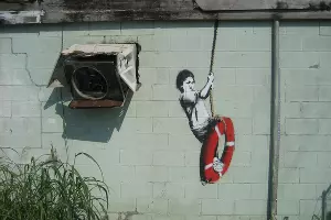 Граффити «Свингер» (Swinger, 2008, Новый Орлеан) &copy;&nbsp;Файл доступен по лицензии Creative Commons Attribution 2.0 Generic