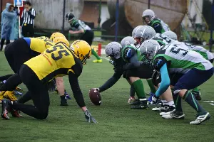 Матч по американскому футболу «Краснодарские бизоны» — «Ставропольские камни» &copy;&nbsp;Фото пресс-службы КАФ &laquo;Краснодарские бизоны&raquo;