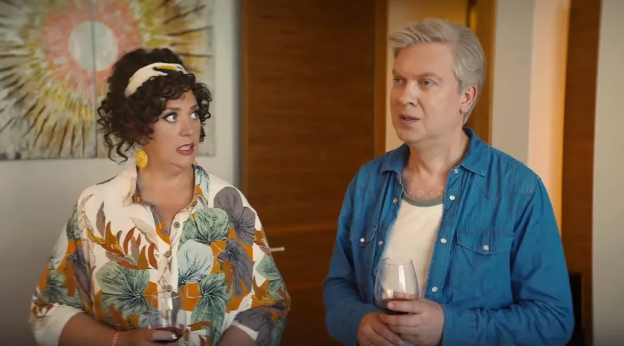 Кадр из трейлера к фильму «Беляковы в отпуске» &copy;&nbsp;Скриншот видео с Rutube-канала Mister Star