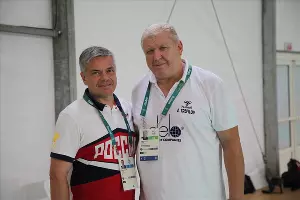 Сергей Шишкарев и Евгений Трефилов &copy;&nbsp;Фото с официального сайта Федерации гандбола России, rushandball.ru