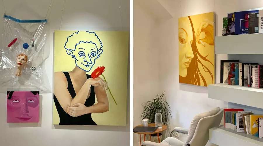 Произведения Насти Булгаковой &copy;&nbsp;Коллаж из фото Варвары Колесниковой