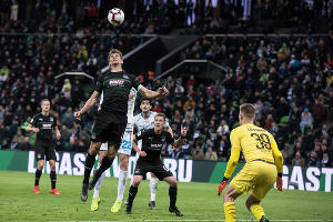 Матч «Краснодар» — «Зенит», Краснодар, 20 апреля 2019 года &copy;&nbsp;Фото Елены Синеок, Юга.ру