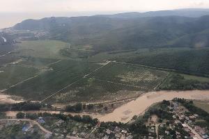 Администрация выехала оценить ущерб © Телеграм пресс-службы администрации Краснодарского края, https://t.me/admkrai