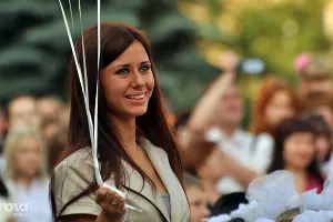 1 сентября в краснодарской школе &copy;&nbsp;Елена Синеок. ЮГА.ру