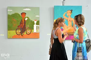 Выставка Стаса Серова "Пятьдесят" в Краснодаре &copy;&nbsp;Елена Синеок. ЮГА.ру