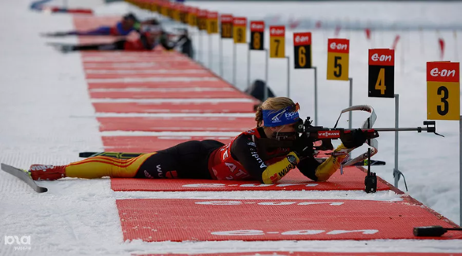 Встреча Александра Жукова с российскими биатлонистами &copy;&nbsp;Влад Александров, ЮГА.ру