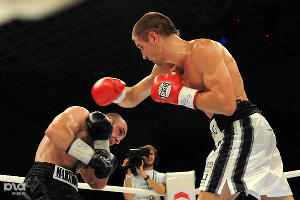 Бой Дмитрия Пирога и Геннадия Мартиросяна за звание чемпиона мира по версии WBO © Елена Синеок. ЮГА.ру