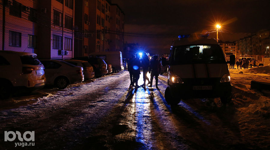 Пожар в самострое на улице Прокофьева в Краснодаре © Фото Виталия Тимкива, Юга.ру