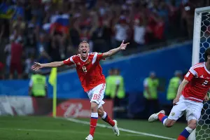 Россия проиграла Хорватии по пенальти в 1/4 ЧМ-2018 в Сочи. Юрий Газинский &copy;&nbsp;Фото Елены Синеок, Юга.ру