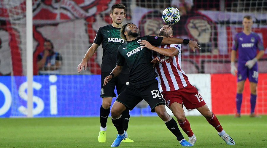 Матч плей-офф Лиги чемпионов «Олимпиакос» — «Краснодар» © Фото пресс-службы ФК «Краснодар»