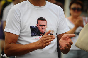 Акция в поддержку Навального в Краснодаре &copy;&nbsp;Елена Синеок, ЮГА.ру