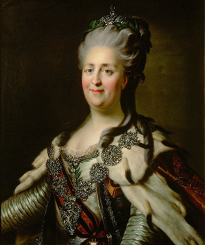 Портрет Екатерины II. Иоганн Баптист Лампи-ст., 1780-е гг.