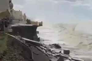  &copy;&nbsp;Скриншот видео из телеграма &laquo;ЧП Сочи&raquo;, t.me/chp_sochi