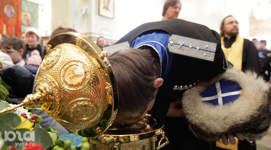 Крестный ход с мощами апостолов и Матроны Московской в Ставрополе © Эдуард Корниенко, ЮГА.ру