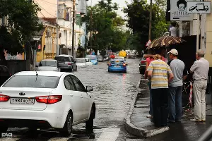 Ливень в Краснодаре &copy;&nbsp;Михаил Ступин, ЮГА.ру