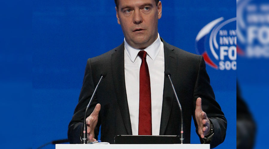 Пленарное заседание Дмитрия Медведева на инвестиционном форуме "Сочи-2013" © Влад Александров, ЮГА.ру