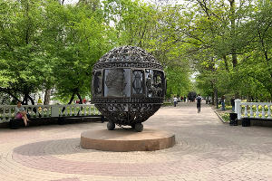 Аллея на улице Пушкина в Ростове-на-Дону &copy;&nbsp;Фото Дмитрия Пославского, Юга.ру