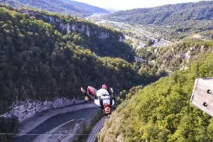 Skypark BASE days–2017 &copy;&nbsp;Фото пресс-службы парка приключений на высоте &laquo;Скайпарк Эй Джей Хаккетт Сочи&raquo;