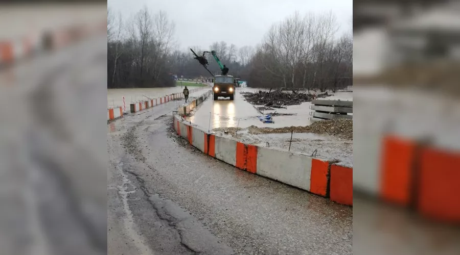 Мост через реку Шебш &copy;&nbsp;Фото из группы &laquo;Станица Григорьевская и Ставропольская&raquo; в соцсети &laquo;ВКонтакте&raquo;, vk.com/grigstav