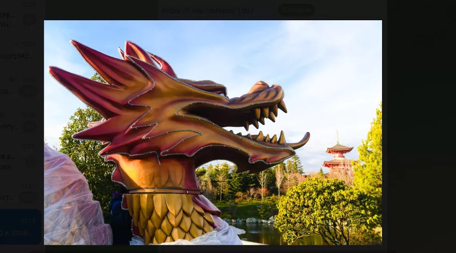  &copy;&nbsp;Скриншот фото из телеграм-канала парка &laquo;Краснодар&raquo;