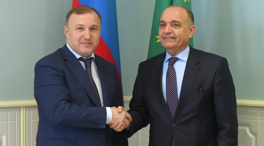 Мурат Кумпилов и Амджад Адайле &copy;&nbsp;Фото пресс-службы главы Республики Адыгея