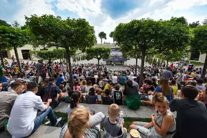 Амфитеатр в парке «Краснодар» &copy;&nbsp;Фото Елены Синеок, Юга.ру